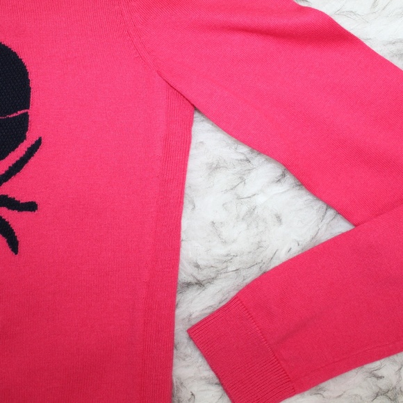 Talbots Pink & Blue Textured Crab Sweater - Picture 6 of 8